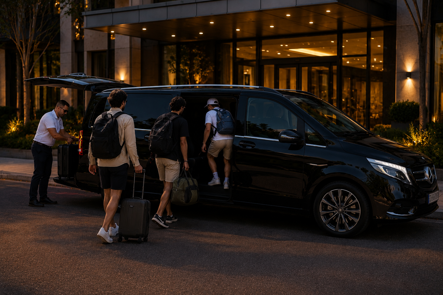 Custom Itinerary Airport pickup and luxury minivan transport service for Split VIP transfer